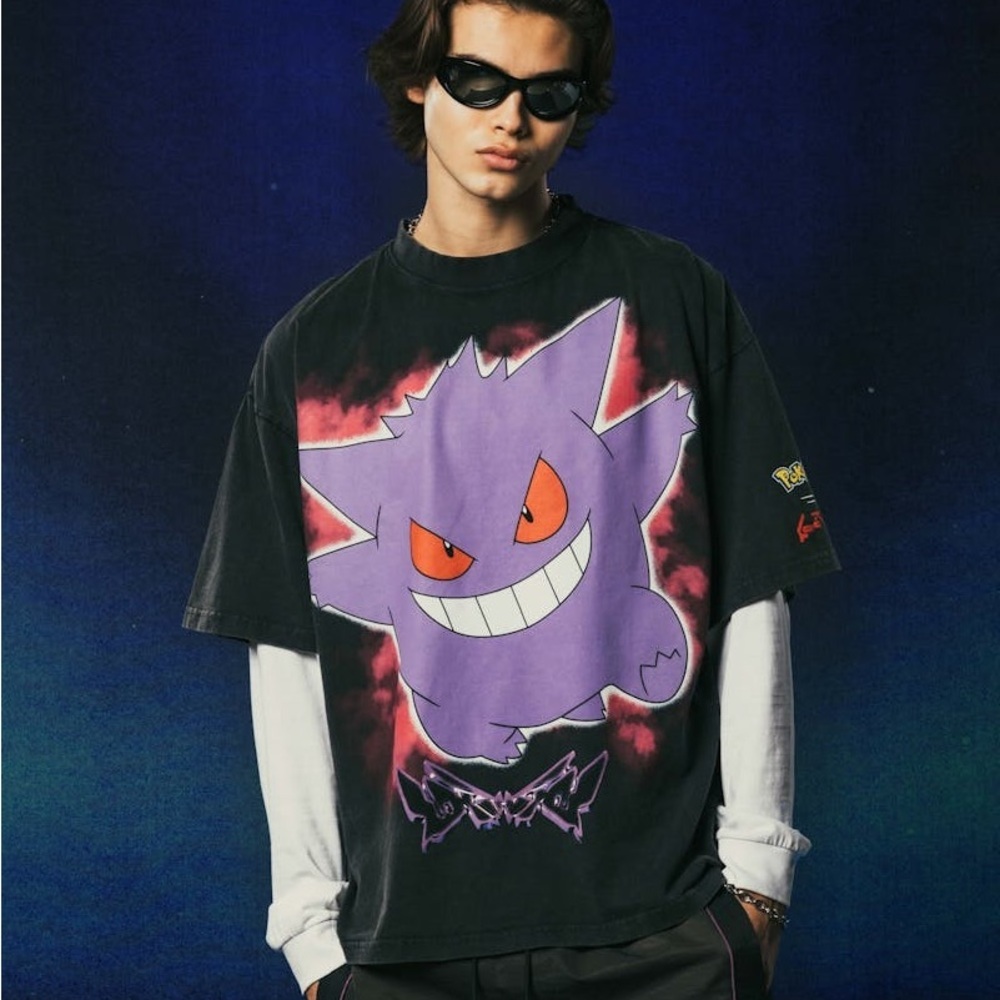 NWT XXL Gengar Premium T-Shirt from the Pokémon By Loiter Collection